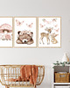 obrazy i plakaty do pokoju dziecięcego Plakaty dla dzieci Zwierzątka, pastelowe plakaty dla dziewczynki