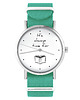 zegarki unisex Zegarek - Time for book - turkusowy, nylonowy