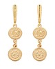kolczyki pozłacane Złote kolczyki z monetami