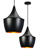 lampy wiszące Lampa wisząca zwis żyrandol lampa na sufit czarna LED E27