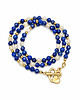 chokery Choker serduszko niebieski