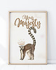 obrazy i plakaty do pokoju dziecięcego PLAKAT LEMUR P364
