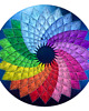 Ozdoby na ścianę Rozeta RAINBOW z tutorialem - Zestaw DIY String Art BOX