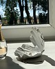 pojemniki na biżuterię Ceramiczna Muszla Muszelka Skarbiec z Perłą na Biżuterię Biały Mat