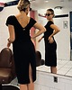 sukienki midi damskie Nola Dress Black