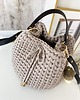 torby na ramię Torebka Peonia Craftbags typu worek - beżowa z rączką