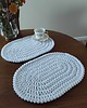 podkładki do kuchni Podkładka owalna ze sznurka 30cmx42cm