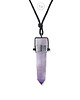 wisiory Ametyst srebrny naszyjnik A221