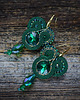 kolczyki soutache Rain Forest - kolczyki sutasz