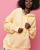 bluza z kapturem damska Żółta bluza damska SUNNY