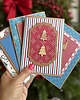 kartki scrapbooking Kartki świąteczne 4szt - ręcznie robione, oryginalne kartki