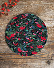 podkładki do kuchni Podkładka pod talerz- Red berries- Zimowe krzewy- Ilustracja