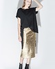spódnice midi Spódnica ZŁOTA