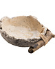 miski i misy Miska ceramiczna z drewnem