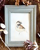 obrazy Ręcznie malowany obrazek "Wróbel"
