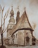 obrazy WYPRZEDAŻ SZTUKI! Ecolina cerkiew oryginalny obraz 300g 32x46 cm