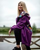 bluza z kapturem damska Bluza Elastic Violet