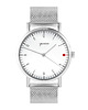 zegarki unisex Zegarek - Simple biały - bransoleta mesh