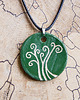 naszyjniki - inne Naszyjnik ceramiczny sgraffito