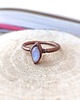 pierścionki - różne Pierścionek miedziany moonstone r. 13