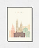 plakaty Kraków grafika minimalistyczna