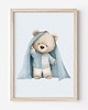 obrazy i plakaty do pokoju dziecięcego Plakat Na Ścianę Dla chłopca Niebieskie misie nr. 15