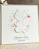 kartki, zaproszenia na chrzest Kartka na chrzest w ozdobnej kopercie, 73d