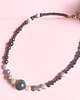 chokery Choker z koralikami i jadeitami
