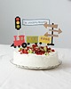 kuchnia - różne Na peronie. Topper na tort z ciuchcią