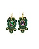 kolczyki soutache Rain Forest - kolczyki sutasz
