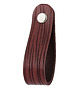 gałki do mebli Skórzany uchwyt meblowy COLORISO MAHOGANY WOOD L