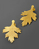 kolczyki pozłacane Kolczyki pozłacane liście