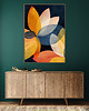 plakaty Liście magnolii - Plakat, druk - Chiński Orient, Harmonia Zen, Wabi Sabi #90