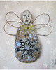 figurki i rzeźby Rustykalny Anioł ceramiczny #6