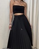spódnice maxi Plisowana spódnica Nero