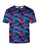 t-shirty męskie Męski T-shirt DR.CROW Palms Purple