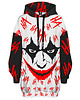 bluza z kapturem damska Bluza Oversize Tunika DR.CROW Hahaha Black
