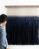 makramy Makrama SERENE navy blue