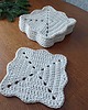 podkładki do kuchni Podkładka kwadratowa ze sznurka 30cmx30cm