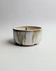 doniczki Płaska doniczka ceramiczna "rdzawe zacieki"