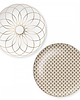 patery i talerze First gold talerze 21cm  2szt.  set 02 złoty