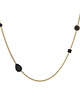 chokery Srebrny pozłacany naszyjnik choker z cyrkoniami czarne