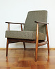 fotele Fotel Lisek PRL, Fotel 300-190, Po renowacji