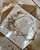 zaproszenia i kartki na ślub Stylowa kartka ślubna z kopertą Wedding Day