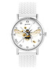 zegarki unisex Zegarek - Bee natural - silikonowy, biały