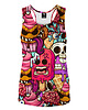 topy damskie DR.CROW Bokserka Damska Dessert Monsters