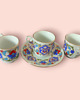 filiżanki Zestaw do kawy Kutahya, porcelana  6 filiżanek i 6 spodków