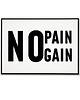 plakaty Plakat motywacyjny z napisem NO PAIN NO GAIN