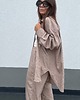 koszule damskie  Koszula Calm oversize Taupe