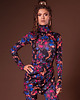 bluzki z długim rękawem damskie Bluzka z golfem - Gigi Midnight Flower